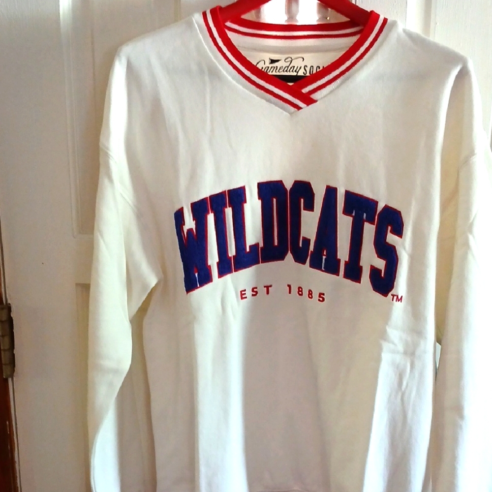 Wildcats White Sweatshirt